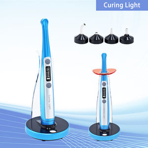 Lámpara de Fotocurado Dental LED Dolphin de Alto Estándar, Cuerpo Metálico, con Detector de Caries Integrado y Medidor, Máx. 2600 MW/cm², 1 Segundo - Product Image 1