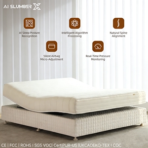 Aislumberx Système de sommeil multifonctionnel intelligent avec matelas chauffant et design convertible pour chambre à coucher, mobilier de maison, hôtel, appartement - Product Image 5
