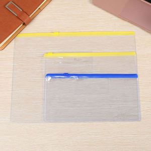 Sobres de Plástico con Cierre, Sobres de Polipropileno con Bolsillo para Etiquetas, Bolsas Transparentes Reutilizables para Lápices, Dinero, Archivos y Documentos - Product Image 4