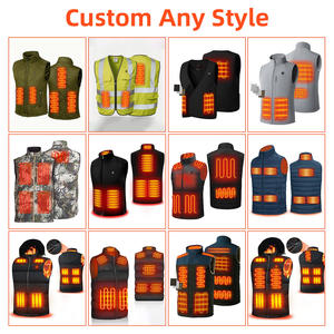 Gilet da uomo all'ingrosso a temperatura costante gilet piumino di calore intelligente gilet riscaldante lavabile gilet per viaggi in campeggio - Product Image 3