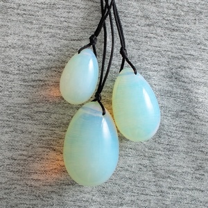 Yoni Massage Khoan 3 Kích Cỡ Tự Nhiên Bán Buôn Pha Lê Yoni Trứng Set Yoni Trứng Kanger Opal Trứng - Product Image 6