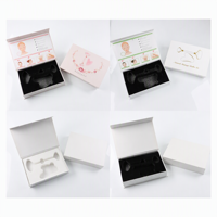 Boîte d'emballage cadeau de luxe personnalisée avec logo blanc et fermeture magnétique pour ensemble de soins de la peau, rouleau de jade et pierre Gua Sha