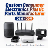 Piezas de Moldeo por Inyección de Plástico Personalizadas para Electrónica de Consumo |   Altavoz Inteligente, Router, Reloj Inteligente, Auriculares, Carcasa |   OEM ODM