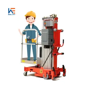 JLG Genie Sky Access Jack platform udara elektrik hidrolik Harga angkat satu pria untuk pemasangan AC