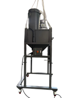 Aspirateur industriel électrique robuste pour silo, collecteur de poussière monophasé triphasé grande capacité 7500W télescopique