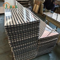 Vente flash - Panneaux muraux acoustiques en bois décoratifs de haute qualité, Akupanels, panneaux muraux en bois insonorisants, lattes en bois