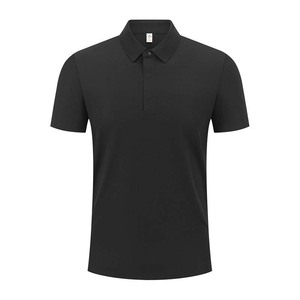 เสื้อโปโลไนลอนผู้ชาย สีพื้น สำหรับทำงานหรือใส่ทั่วไป สีเทา สีฟ้าอ่อน สีกรมท่า สีดำ สีขาว สีเขียวอ่อน แขนสั้น แบบยูนิฟอร์ม - Product Image 4