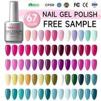 Gel de Uñas al por Mayor, OEM ODM HEMA TPO Free, Estándar Europeo, 67 Colores, Gel sin Olor, Fácil de Remover, Larga Duración