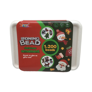Divertente Kit Educativo per Bambini con 1200 Perline di Plastica da Stirare 5MM per Artigianato Natalizio Fai-da-Te - Product Image 2
