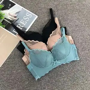 Soutien-gorge d'été tube top sans fil sexy trou respirant sous-vêtements pour dames froncés soutien-gorge anti-éblouissement