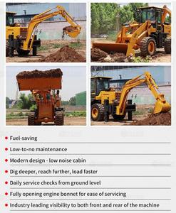 Kích thước nhỏ gọn giá tốt backhoe Loader cho Trái Đất di chuyển - Product Image 4