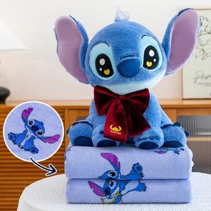 Novedad: Peluches de Stitch con Mantas de Invierno, Cojín de Dibujos Animados para Niños y Manta Suave para Aire Acondicionado al Por Mayor - Product Image 2