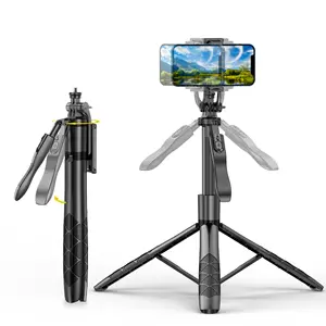 Длинная алюминиевая селфи-палка L16 с поворотом на 360 градусов, складной штатив с устойчивой ручкой, селфи-палка для телефона, камеры, монопод