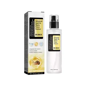 OUHOE Snail 96 Collagen Power Essence Repairs Skin Barrier Moisturizes And Lightens Black Spots