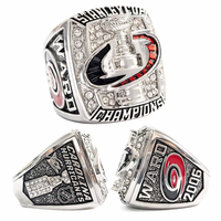 Anillo de Campeón de los Carolina Hurricanes 2006 al por Mayor, Réplica con Piedras de Circonita Cúbica AAA, Anillo Pesado para Aficionados al Deporte, Recuerdo, Trofeo Premium, Regalo