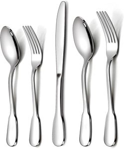 <span class=keywords><strong>Athena</strong></span> Hotel Cubiertos Juego de cubiertos 18 10 Juego de utensilios de cena de acero inoxidable Personalización Cuchara Cuchillo Tenedor - Product Image 6