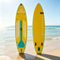 Planche à pagaie gonflable portable InflaToGo en gros avec pompe et pagaie pour adultes et jeunes, sport nautique d'été