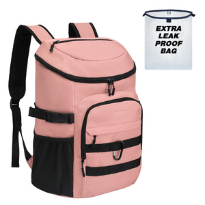 Insulated Lightweight Polyester <b>Cooler</b> <b>Backpack</b> 24L Waterproof Travel Lunch Bag for Hiking - Product Image 1