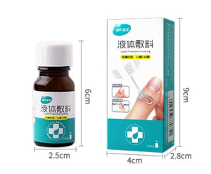 Vendaje líquido impermeable para vendaje de <span class=keywords><strong>heridas</strong></span>, Ayuda de banda líquida OEM ODM, protección de superficie de <span class=keywords><strong>heridas</strong></span>, formación rápida de película, 10ml - Product Image 2