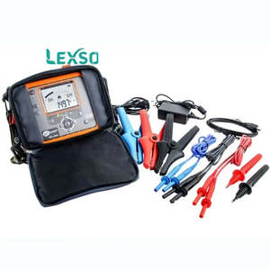 เครื่องวัดความต้านทานฉนวน Lexso รุ่น 1497 โอห์ม จอแสดงผลดิจิตอล พร้อมสายทดสอบและแคลมป์สำหรับการทดสอบทางไฟฟ้า - Product Image 2