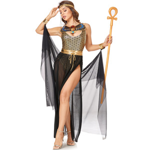BAIGE Medieval reina Cleopatra disfraces mujeres antiguo faraón egipcio Cosplay ropa Halloween Egipto princesa vestido <span class=keywords><strong>de</strong></span> lujo - Product Image 4