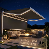 Pérgola de Techo Deslizante de Aluminio Resistente, Eléctrica, Moderna y Ecológica, Gazebos para Exteriores, Terraza y Balcón Premium