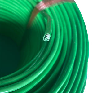 Diámetro 0,8mm * 2 Tipo K Conductor sólido Cable de extensión aislado de PVC <span class=keywords><strong>verde</strong></span> y blanco - Product Image 5