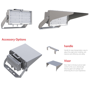 Reflector <span class=keywords><strong>LED</strong></span> de 1800W, 3 en 1, Potencia y Ángulo Ajustables (500W, 600W, 1000W, 1200W, 1500W), Cuerpo de Aluminio, Certificación CE y CB, Iluminación para Estadios - Product Image 6
