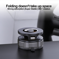 Universel Flexible 360 °   Support de téléphone magnétique pour voiture, support de téléphone portable pour pare-brise et tableau de bord, rotation TPU, injection, ventouse