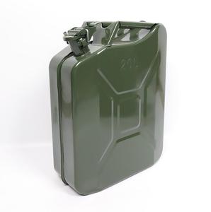 Auto profesional estándar verde acero 10L 20L acero gasolina tanque de combustible Gas Diesel gasolina Jerry Can - Product Image 1