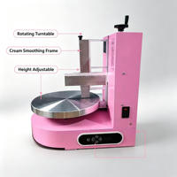 Machine à décorer les gâteaux, lisseur électrique pour crème à gâteau, équipement de revêtement de surface pour glaçage de gâteaux