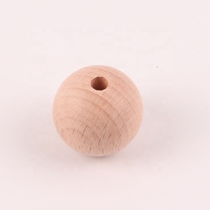 Perles en bois de hêtre de 30mm pour enfants, jouets de dentition, accessoires DIY, artisanat, perles en bois, offre spéciale - Product Image 6