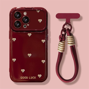 <span class=keywords><strong>Coque</strong></span> de téléphone en silicone avec nœud papillon et cœur, style Nouvel An 2026, pour iPhone 17, 15 Pro Max, 16, pour filles - Product Image 3