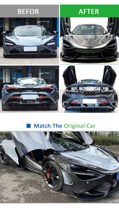 Kit de Carrocería Completo para <span class=keywords><strong>McLaren</strong></span> 720S, Actualización 720S a <span class=keywords><strong>765</strong></span> 765LT, Difusor de Parachoques Delantero, Faldones Laterales, Kit de Carrocería Completo, Estilo Facelift - Product Image 6
