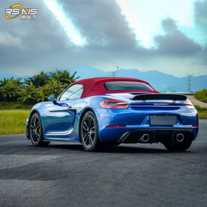ชุดกันชนหน้าสำหรับรถ718 Boxster 981อัพเกรด GT4 <span class=keywords><strong>RS</strong></span> spydes วัสดุ PP กระจังหน้าและตัวกระจายแสงด้านหลังสภาพใหม่ - Product Image 6