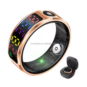 Thông Minh Vòng R12 LED Hiển Thị Phụ Nữ Nhịp Tim Oxy Máu Sức Khỏe Giấc Ngủ Giám Sát Tập Thể Dục Tracker Thông Minh Nhẫn Cho Nam Giới Phụ Nữ 2025 - Product Image 6
