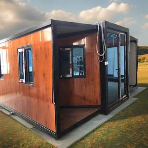 Australia 40ft 2 Dormitorio <span class=keywords><strong>Granny</strong></span> Flat Living Tiny Home Cabin Kit Acero Oficina al aire libre 20ft Hotel Casa contenedor expandible - Product Image 3