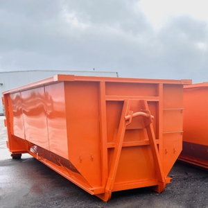 Atık kurtarma için açık havada istiflenebilir küvet tarzı kanca asansör Bin asansör çöp - Product Image 3