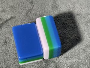 Juego de Mahjong Americano de Acrílico Sólido de 4 Capas con Grabado Personalizado, Fichas de Colores Pastel para Regalos Personalizados - Product Image 4