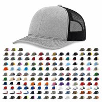 Gorras Trucker Richardson 112 Personalizadas de 6 Paneles, Gorras Snapback de Malla Lisas, Gorras Lisas al por Mayor, Bordado, Impresión de Logotipo, Alta Calidad para Hombre