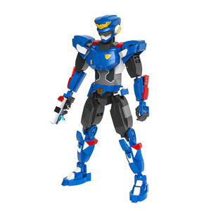 Bloques de Construcción de Robots de Guerra de Fantasía, Juego de Bloques de Construcción de Juguetes Hechos a Mano para Decoración de Escritorio - Product Image 1