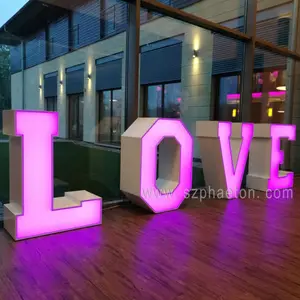 LED点亮字母表爱，宝宝字母，甜点桌的婚礼