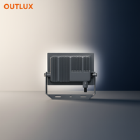 Projecteur LED extérieur étanche IP65 20-200W en aluminium, série avec capteur de puissance et température de couleur commutables, pour entrée de stade et jardin