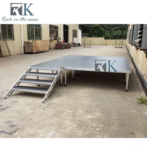 Scène de chargement robuste, plateforme antidérapante à quatre pieds pour les concerts - Product Image 4