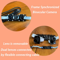 Module de caméra de synchronisation de cadre binoculaire USB pour VR 3D Reconstruction Machine Vision double objectif connecté par câble flexible