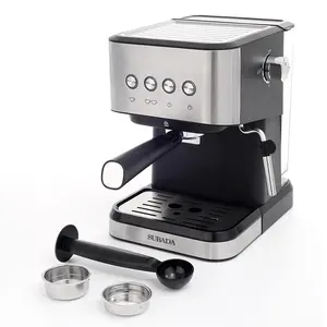 OEM OEM 2024 Coffee espresso machine 1.5l Water Tank 2 Cups Latte Coffee Steamer Electric Coffee Maker