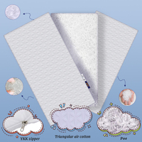 Skylee 4D Traditionelle Atmungsaktive Kühlende Abnehmbare Bezug Ohne Klebstoff Ohne Formaldehyd Waschbare POE Komfortable Polymer-Babymatratze
