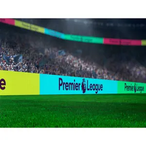 Publicité de stade plein air couleur P10 panneau de périmètre Led Football terrain Smd écran d'affichage pour la publicité