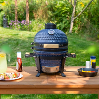 Kamado-Barbecue commercial à charbon de bois, intérieur et extérieur, pour fumoir instantané de 13 pouces