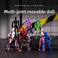 Jouet robot 3D articulé en plastique à 13 points, mannequin, jouet anti-stress et de décompression pour enfants autistes et TDAH